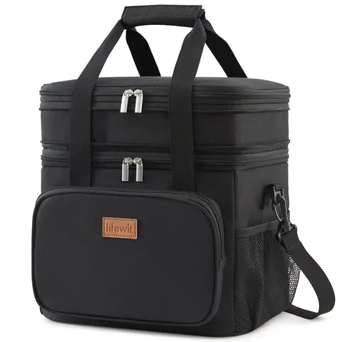 Lifewit Expandable Insulated Lunch Tote Cooler - Durable Lunch Bags, Leakproof, Easy-Carry Soft Cooler Bags, Hand Washable, Work/Camping Use, 12L/16L/21L Tote, TikTokShopBackToSchool