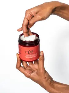 Café Hair Co Strengthening Deep Conditioner for dry damaged hair. hydrating paraben free shampoo & conditioner Haircare Moisture
