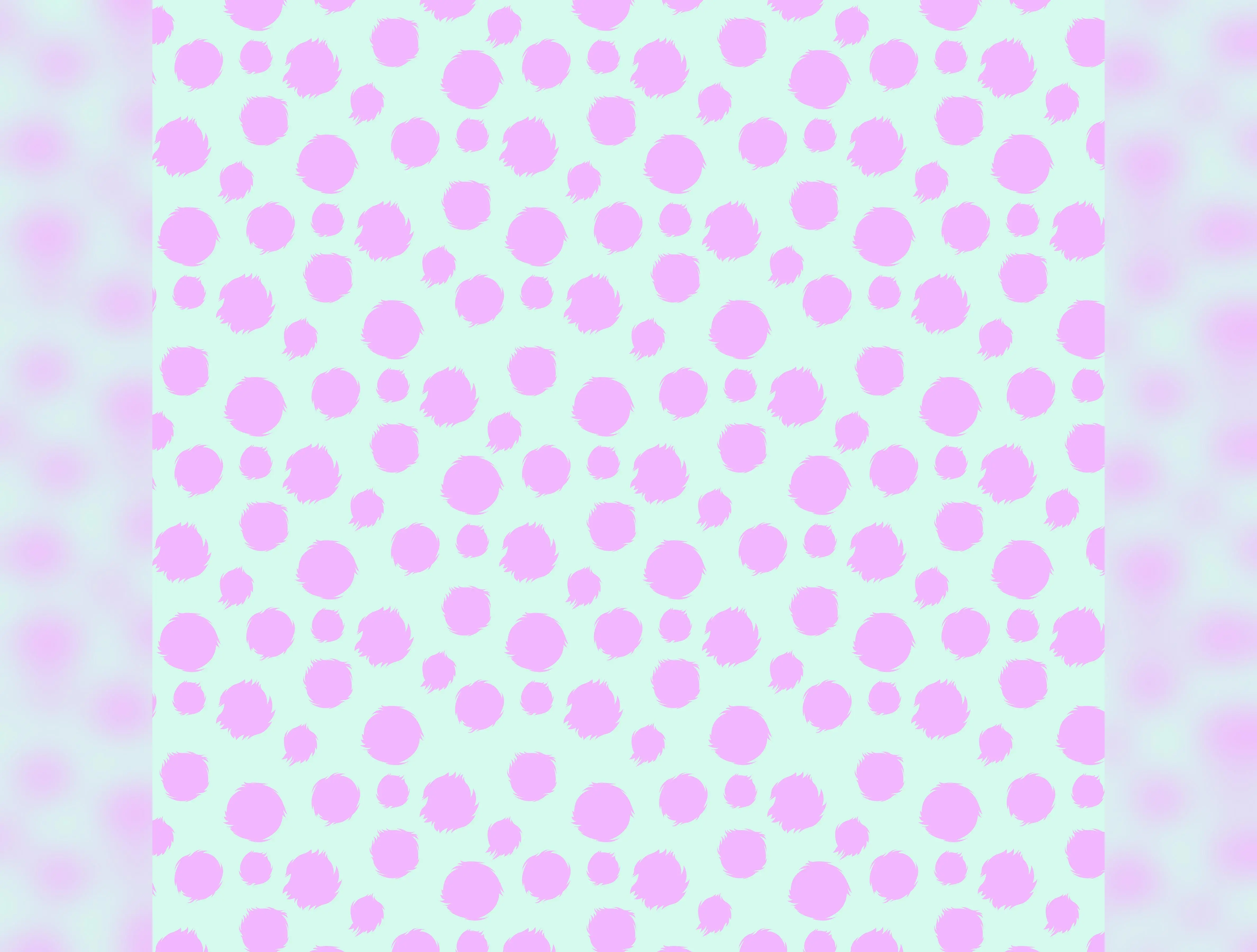 Tabby Road | Fur Ball Technomint by Tula Pink | Quilting Cotton