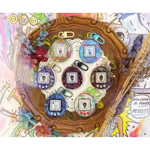 Arcane League Character Tamagotchi Keychains