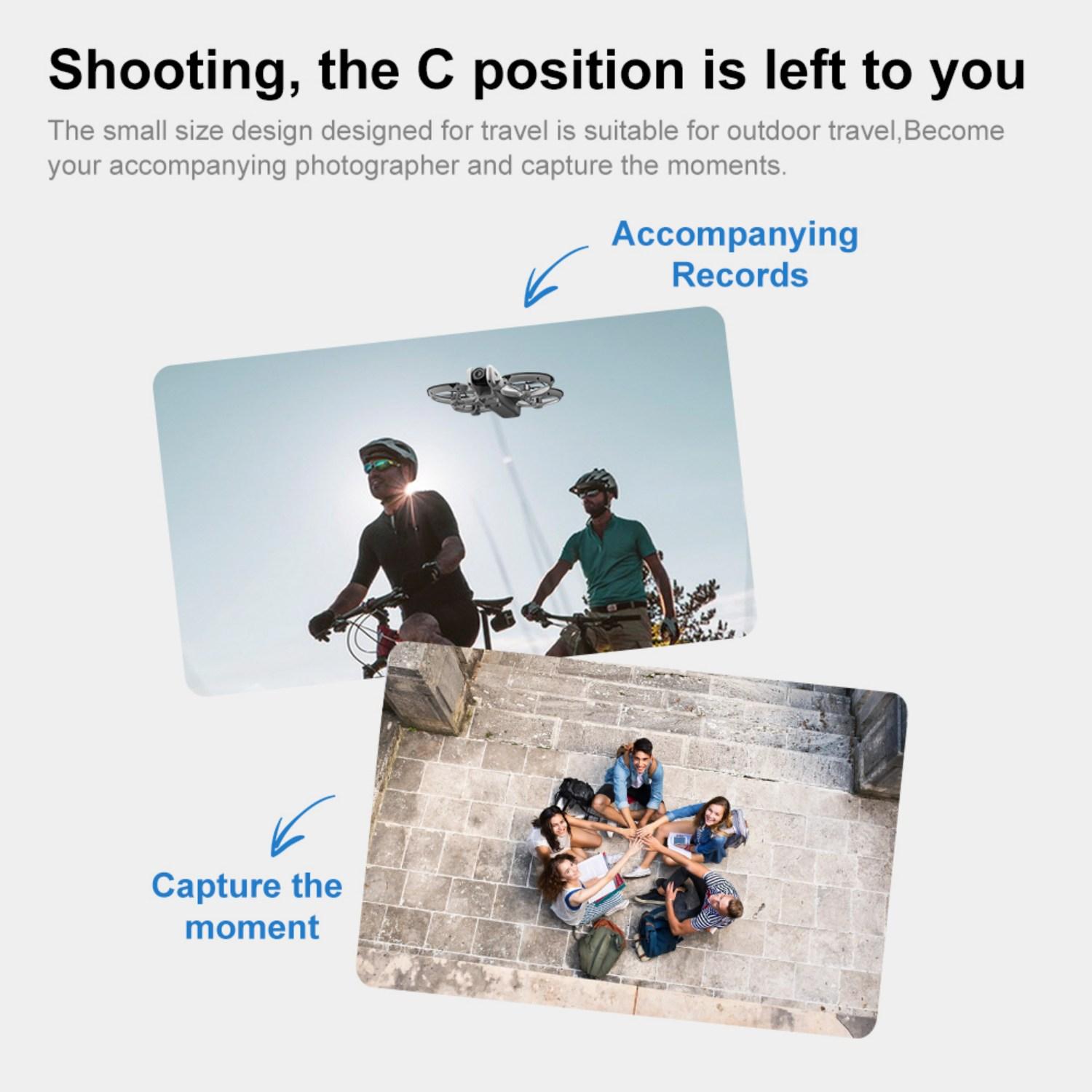 Remote Control Drone for Beginners, HD Dual Cameras, Optical Flow Positioning, 360° Flip, One-Key Takeoff/Landing, FPV Flight, 2 Batteries & Carrying Case Included obstacle avoidance