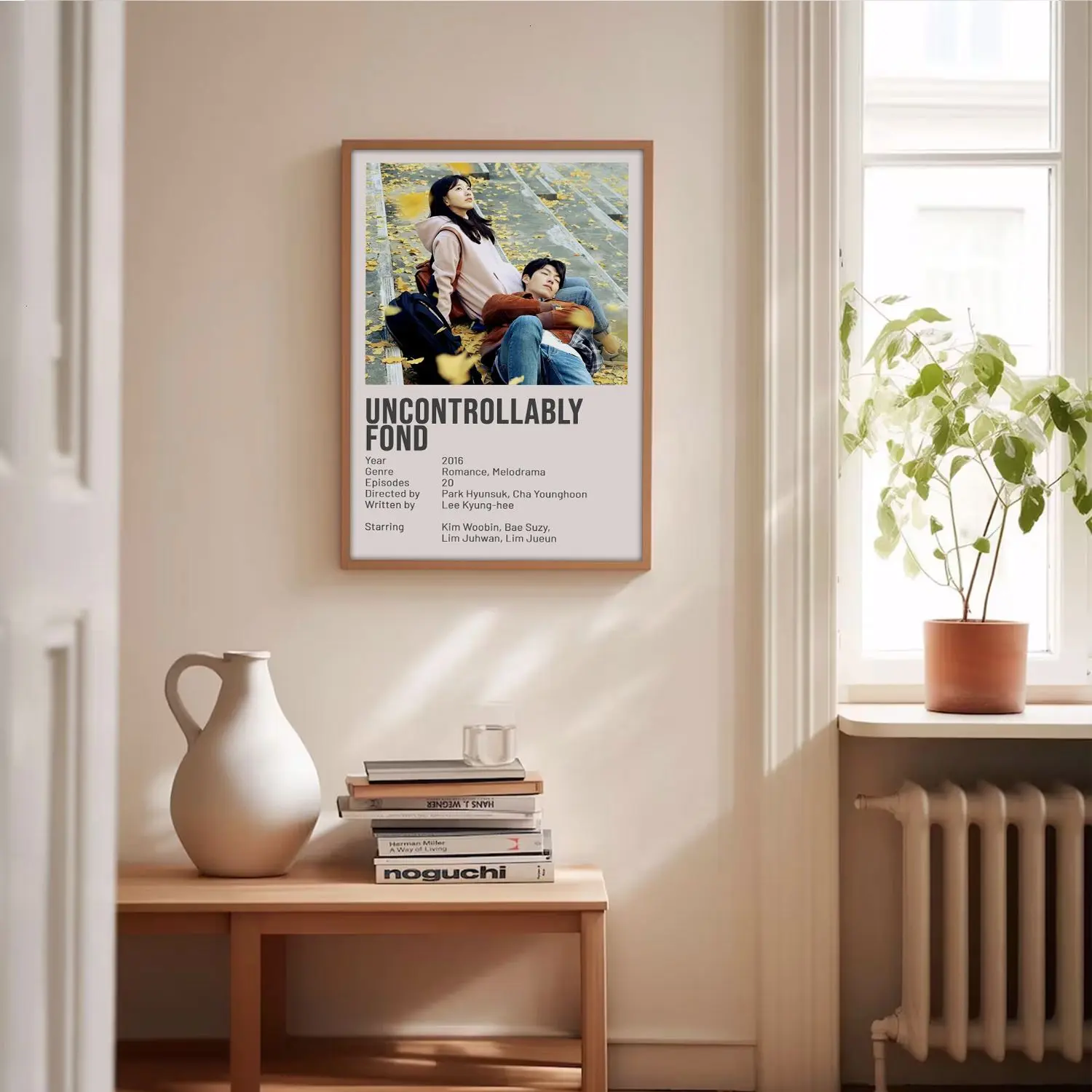 [25% OFF] [UNFRAMED] Uncontrollably Fond K-Drama Poster Print, Kim Woo Bin and Bae Suzy Romance Wall Art, Korean Drama Fan Decor