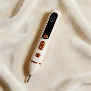 Portable USB Beauty Pen - Facial Cleansing Device with LCD Screen, 9 Customizable Levels for Personalized Skincare, Gentle Accurate Tweezers