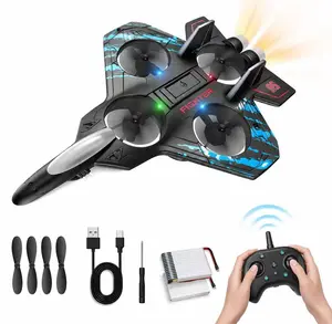 Easy-to-Fly RC Airplane for Kids ️ Crash-Resistant Foam Plane with LED Lights | Beginner Friendly Stunt Toy | Perfect Gift