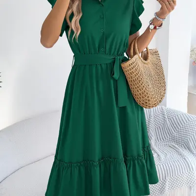 Amazon Green Church Dress - TikTok Shop