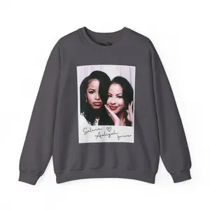 Selena and Aaliyah Vintage Shirt Aaliyah One in a Million Hoodie Aaliyah Tee, Aaliyah Hiphop Sweatshirt Aaliyah Graphic Tee