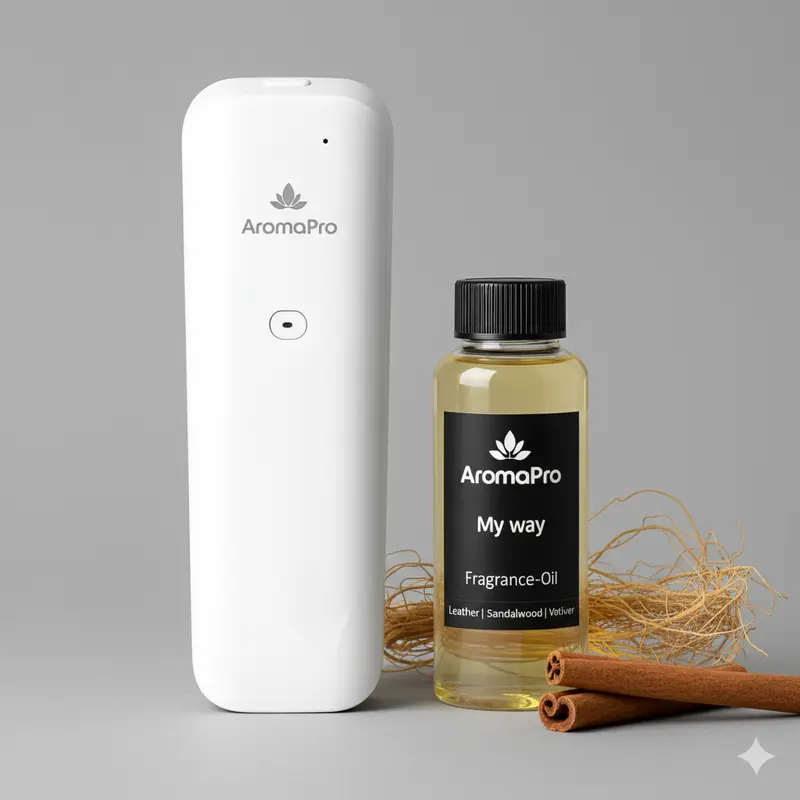 ZenMist Premium Aromatherapy Essential Diffuser Oils - 200ml Scented, Woody, Earthy, Calming, Modern Look, Easy to Blend Refill for Ultrasonic Mist Diffusers, Home Fragrance Supplies for Calm Corner