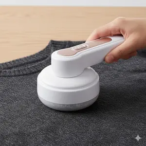 Professional Electric Fabric Shaver, Portable USB Rechargeable Lint Remover for Sweaters, Clothes, Sofa & Fabric Care, Efficient Fuzz Ball Pill Remover Machine with Multiple Shaving Heads.