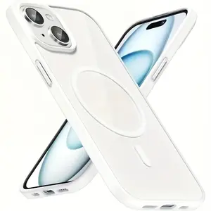 Phone Case: Suitable for iPhone 11 12 13 14 15 16 Pro Max Plus Luxury Acrylic Case - Transparent Shock-absorbing Cover, Anti Slip and Anti Fingerprint