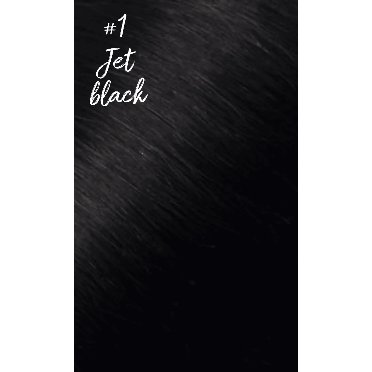 Professional Hand Tied Weft Hair Extensions  Jet Black