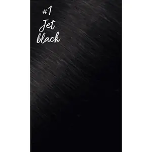 Professional Hand Tied Weft Hair Extensions  Jet Black