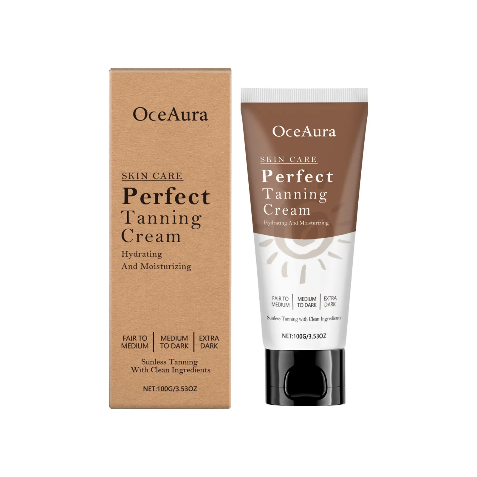 Beauty by Earth Self Tanner - USA Made with Natural & Organic Ingredients, Moisturizing Self Tanning Lotion with Aloe Vera & Coconut for a Natural Glow, Streak-Free Fake Tan, Medium to Dark