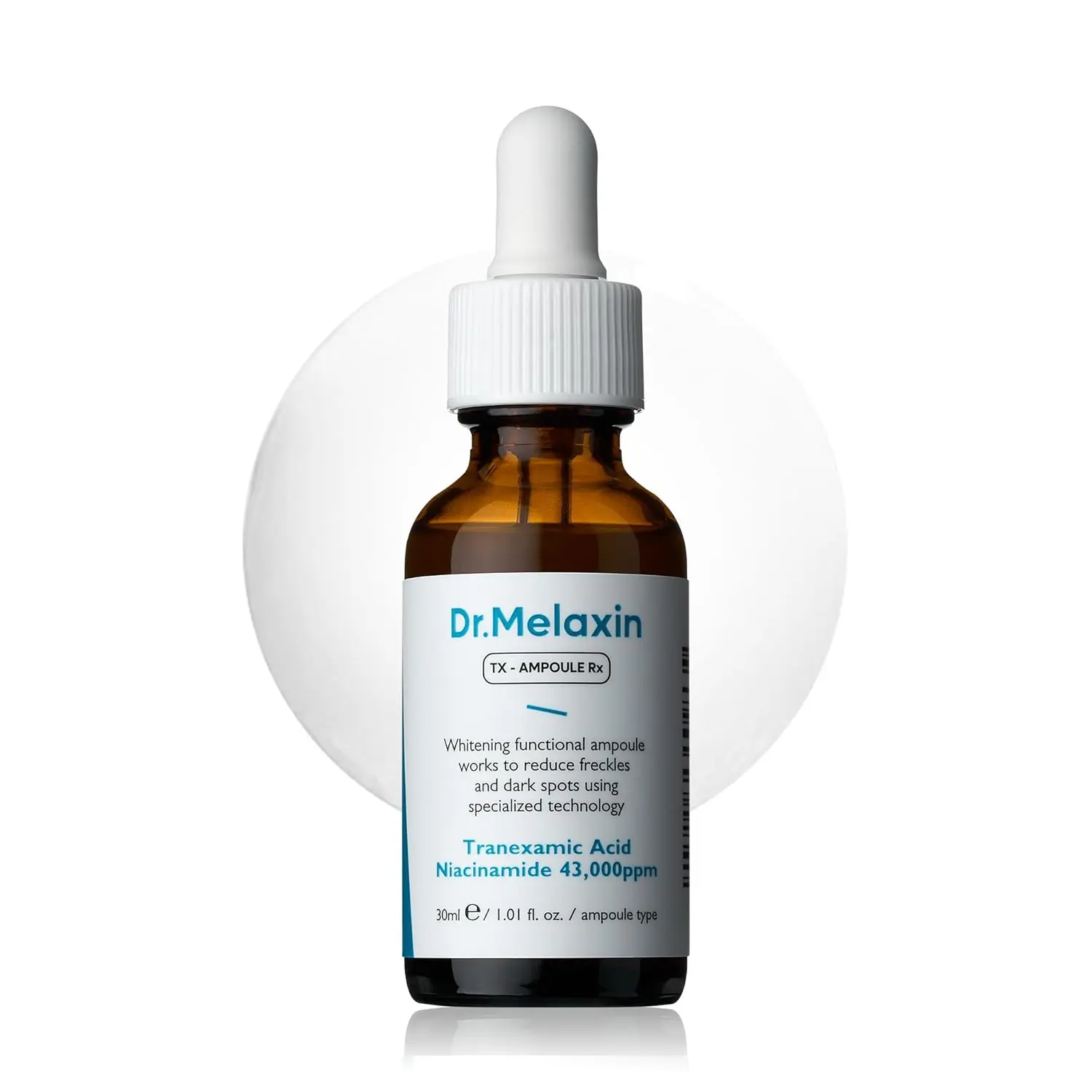 [Dr.Melaxin] TX Ampoule Rx 30ml – Tranexamic Acid & Niacinamide Brightening Ampoule for Dark Spots & Uneven Skin Tone