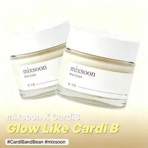 Mixsoon Bean Cream 50ml 1.69fl oz, Korean Glass Skin Moisturizer, Intensive Hydrating Face Cream with Fermented Soybean, Barrier Repair & Glow for Dry Dull Skin
