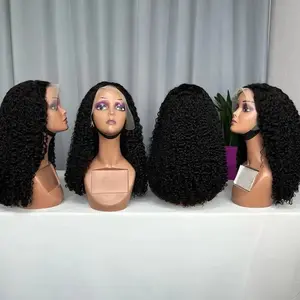 RAW Burmese 20” 13x4 Pixie Curl Double Drawn Wig front lace