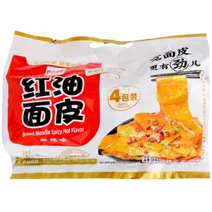 BAIJIA AKUAN Broad Noodle Spicy Flavor 4pk