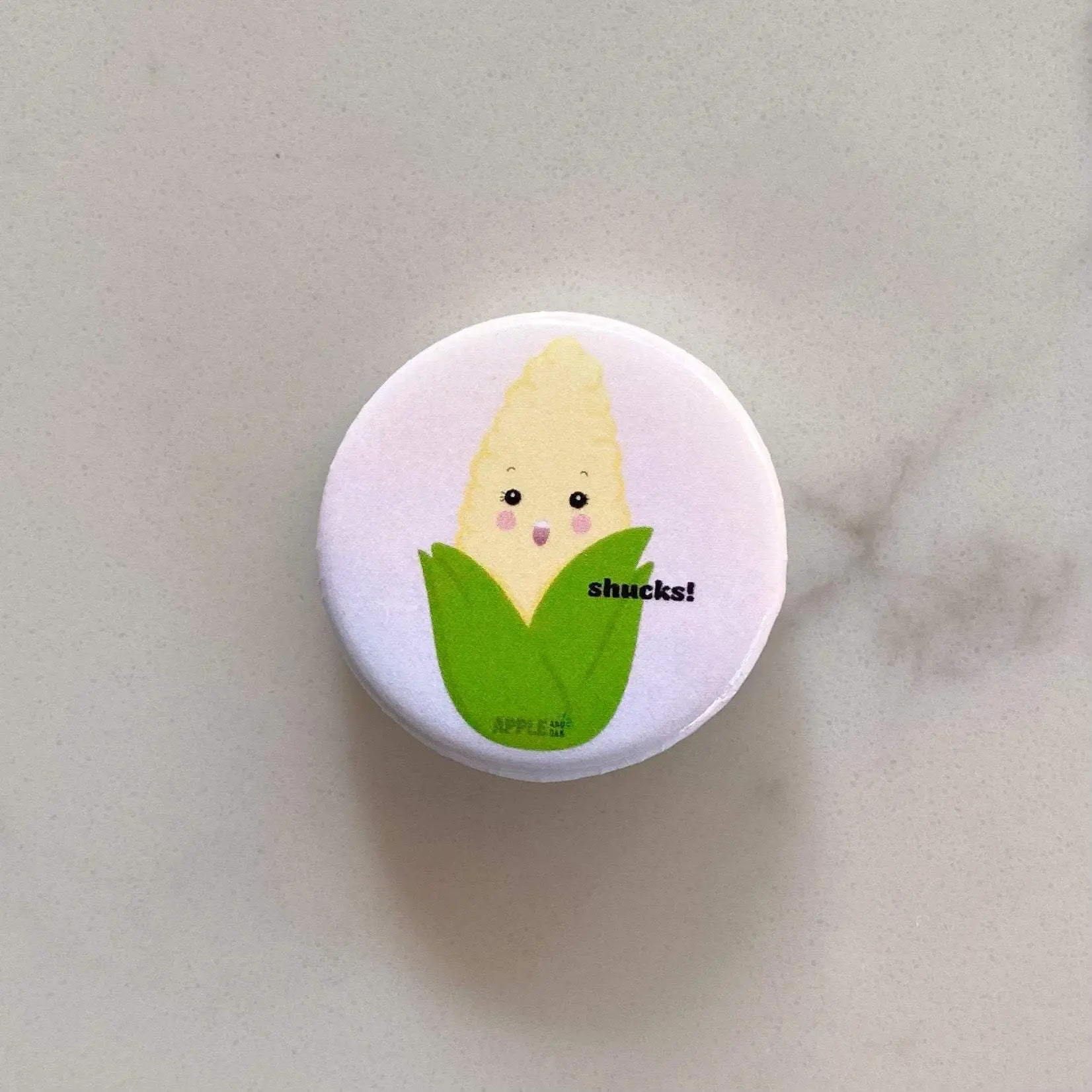 shucks! button