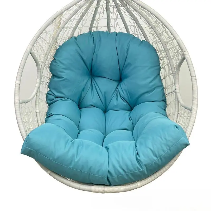 90*120cm All-Weather Waterproof Thickened Plush Hammock Chair Cushion - Versatile Detachable Washable Solid Color Seat Pad, Universal Fit for Hanging Egg Chairs, Outdoor Patio Furniture for Patio, Garden Balcony Users