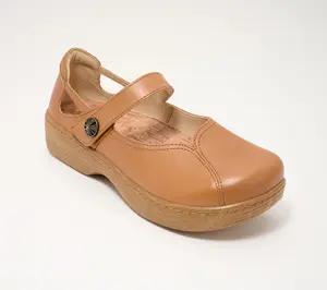 Alegria Adjustable Leather Mary-Janes - Onika