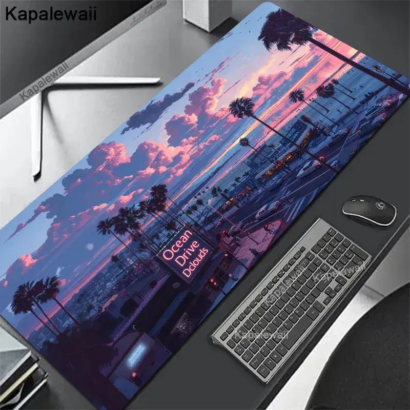 [Sale off up to 65%][Free Ship] Personalized Art Gaming Mouse Pad Gamer Large tapis de souris anime Rubber Locking Edge Big Computer Mousepad Laptop Desk Mat