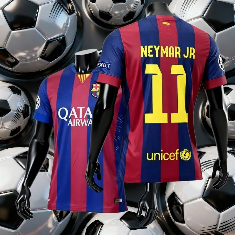 1415 Home Neymar #11 Soccer Short Sleeve Jerseys