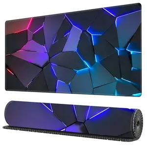 BHJLAXR Creative Design Gaming Mousepad, Large Desk Mat with Non-slip Base, Computer Mats for Desk Office Gaming, Desk Accessories for Home Office