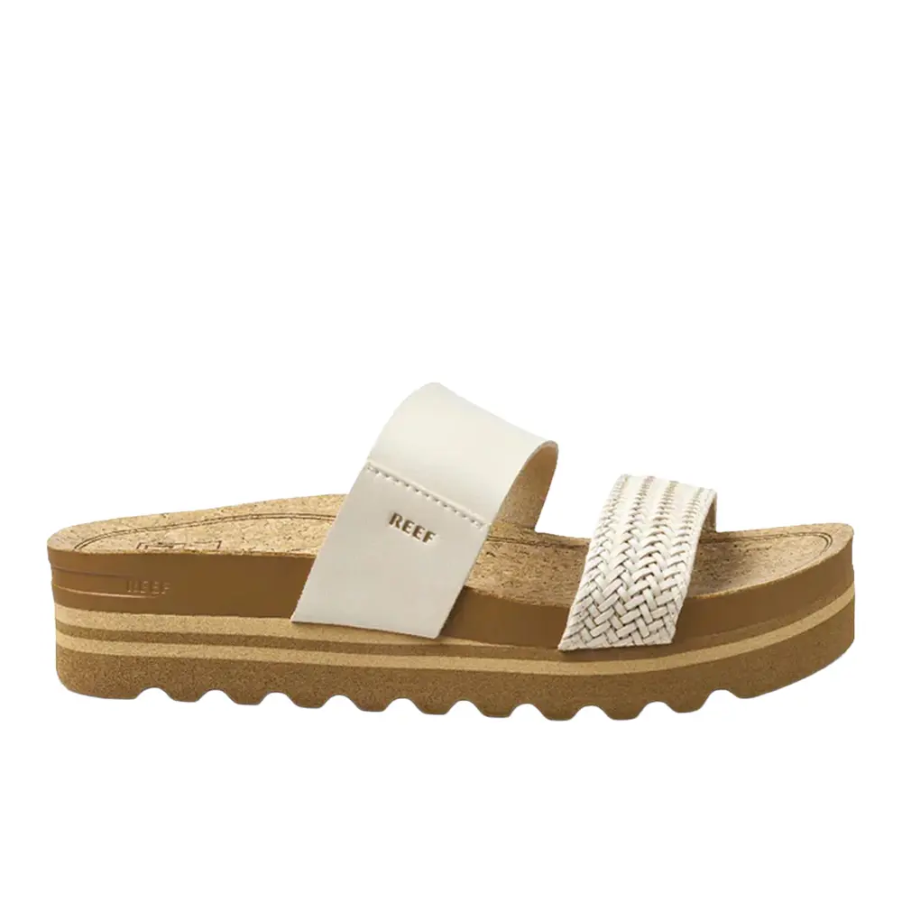 Reef Womens Cushion Vista Higher Braided Platform Casual Sandals Casual Mid Heel 2-3" - Brown