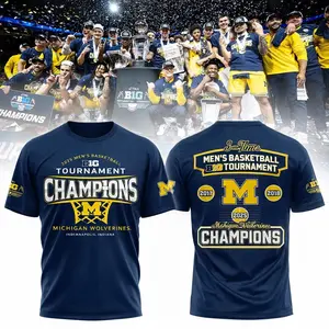 Michigan Basketball 2026 Conference Champions Tee