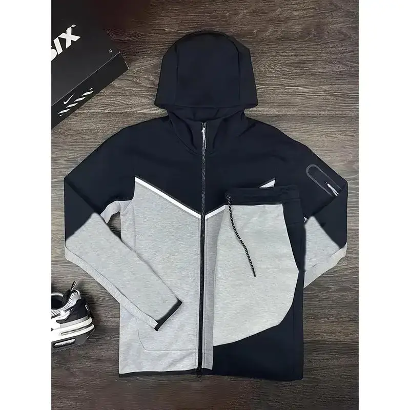 Men's Trendy Casual Spring And Autumn Sportswear, Two-piece Hooded Sweatshirt Boutique Sportswear Set, Sportswear Set, Sweatpants Hooded Sweatshirt Set, Spring Autumn Winter Casual Long Sleeve Two-piece Set Men's Trendy Casual Spring And Autumn Sportswear, Two-piece Hooded Sweatshirt Boutique Sportswear Set, Sportswear Set, Sweatpants Hooded Sweatshirt Set, Spring Autumn Winter Casual Long Sleeve Two-piece Set