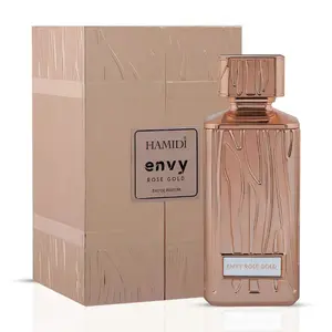 Envy Rose Gold Eau de Parfum Spray 100ml (3.4 oz) by Hamidi