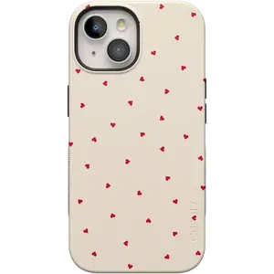 Casely iPhone 15 Plus Case | Be Mine | Tiny Hearts | Bold Protective Design | Compatible with MagSafe