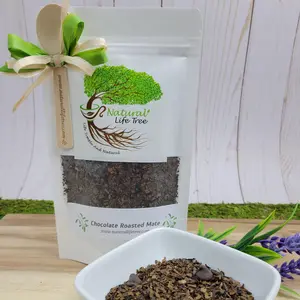 Chocolate Roasted Mate Loose Leaf Tea 100 % Natural Beverage Flavor