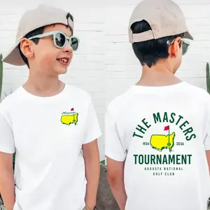 The Masters Tournament Golf Youth T-Shirt, Masters Golf Tournament T-Shirt, Unisex Fashion Tropical Streetwear Round Neck