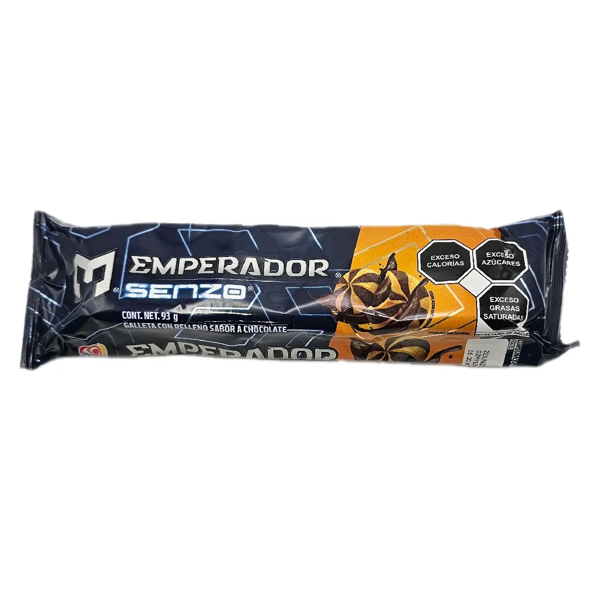 EMPERADOR SENZO - cookie with chocolate flavor filling 1 pack with 8 Cookies 93g