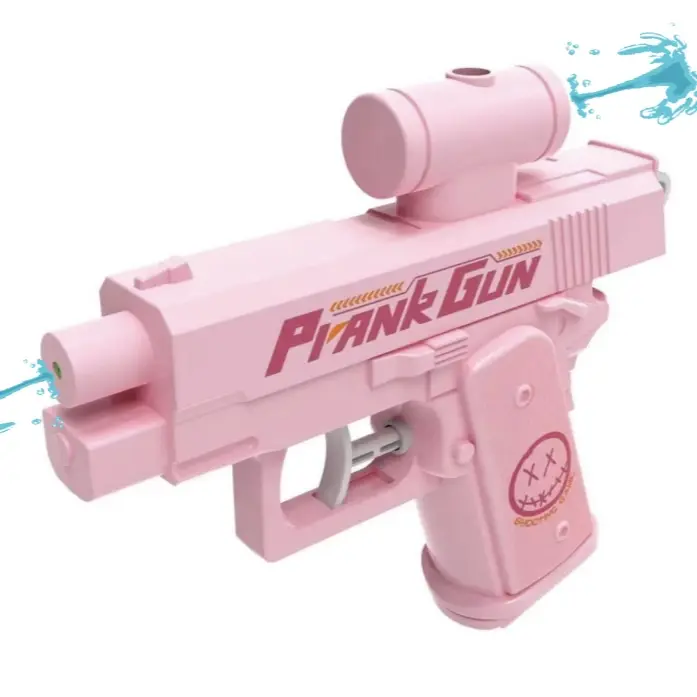 Double-Sided Automatic Squirt Watergun - Large Capacity Squirt Gun, 8M Long Range, Sturdy ABS, Dual Sprays, Easy to Carry, Beach Toy for Family Fun, Fun Prank Water Gun for Outdoor Activities (Kids & Adults)