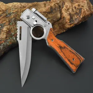 Ak-47 Folding Knife, Stone Wash Blade, Non-Slip Handle, Ideal for Hunting, Survival, Camping, Outdoor Activities, Tactical Knives, Perfect Gift