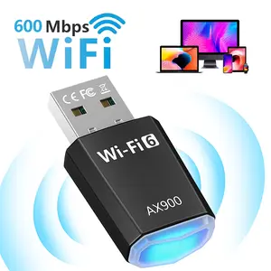 WiFi Adapter for Desktop PC,USB 3.0 Adapter, Wireless Adapter Dongle, Wi-Fi 6 Supports 2.4G & 5G Dual-Band Wireless Network, Wall-Penetrating Wi-Fi Adapter, Suitable for Work, Gaming, and Mobile Office