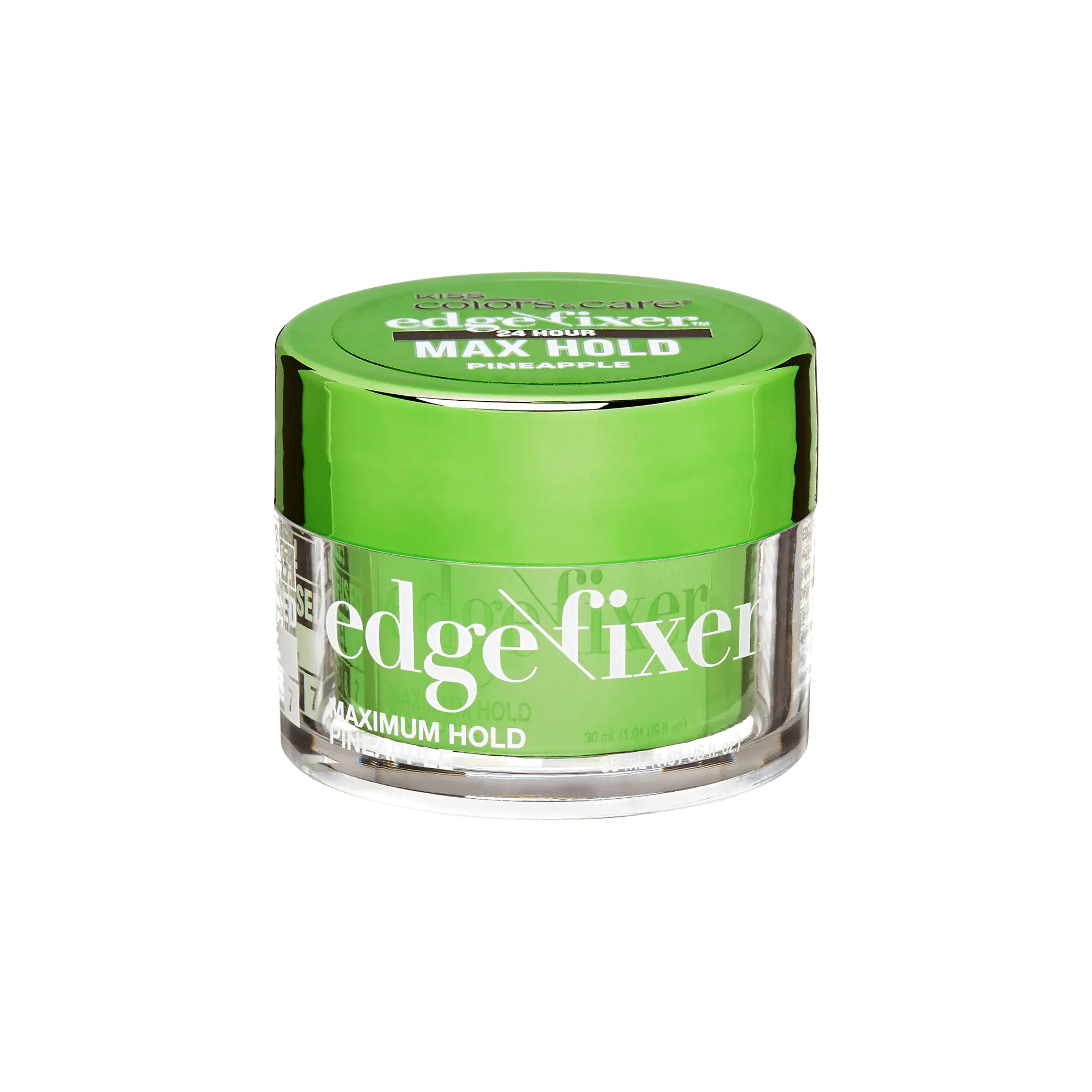 Kiss Colors & Care Edge Fixer Gel - Pineapple | Edge Control, Baby Hair Gel, Maximum Hold, Travel Friendly, 30 ml, Hair Care