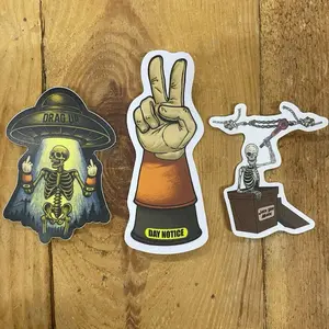 Lineman Sticker Pack – January Edition | Hard Hat & Toolbox Stickers | Blue Collar Linemen | Bucket Truck Stickers