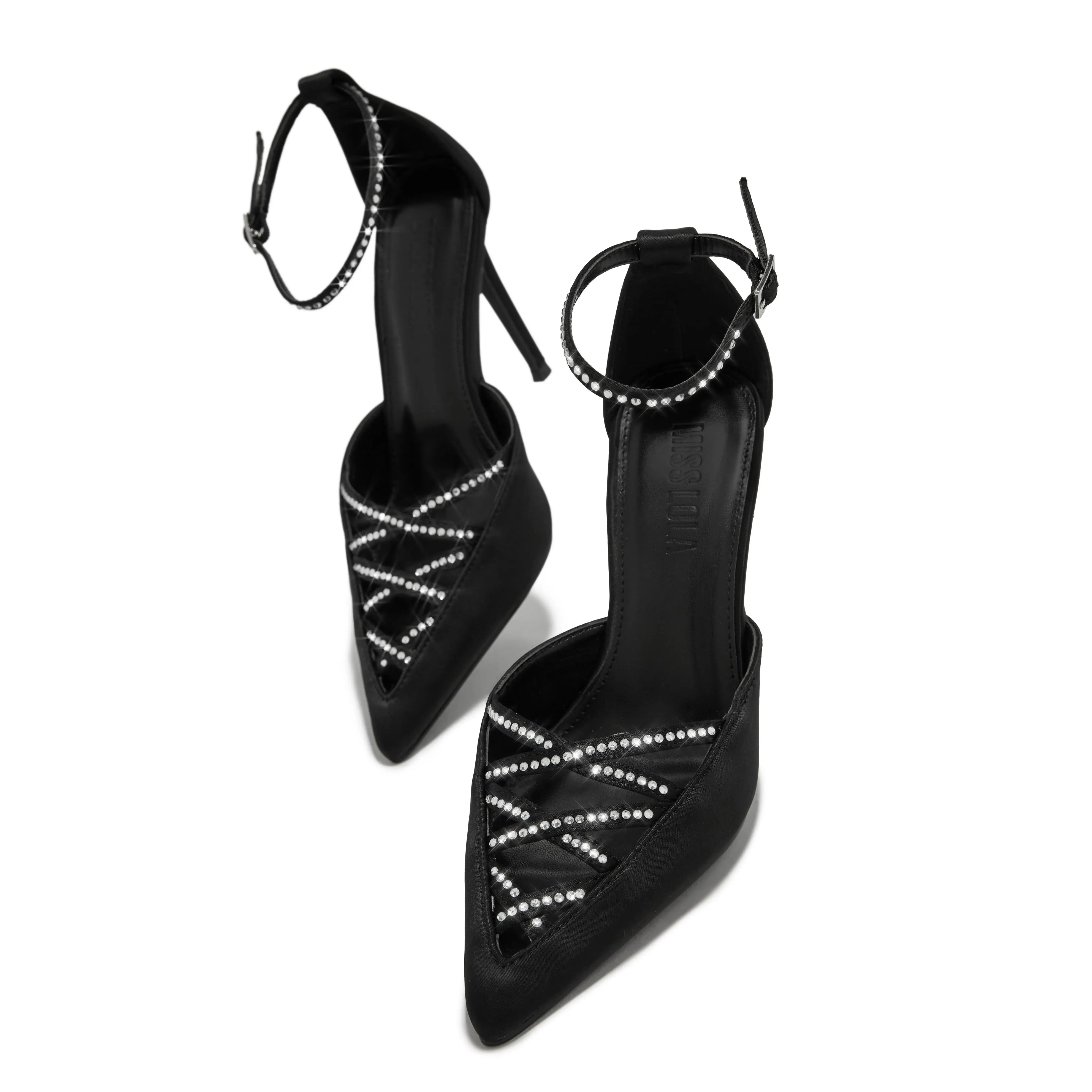 Tanalee Embellished High Heel Pumps - Black
