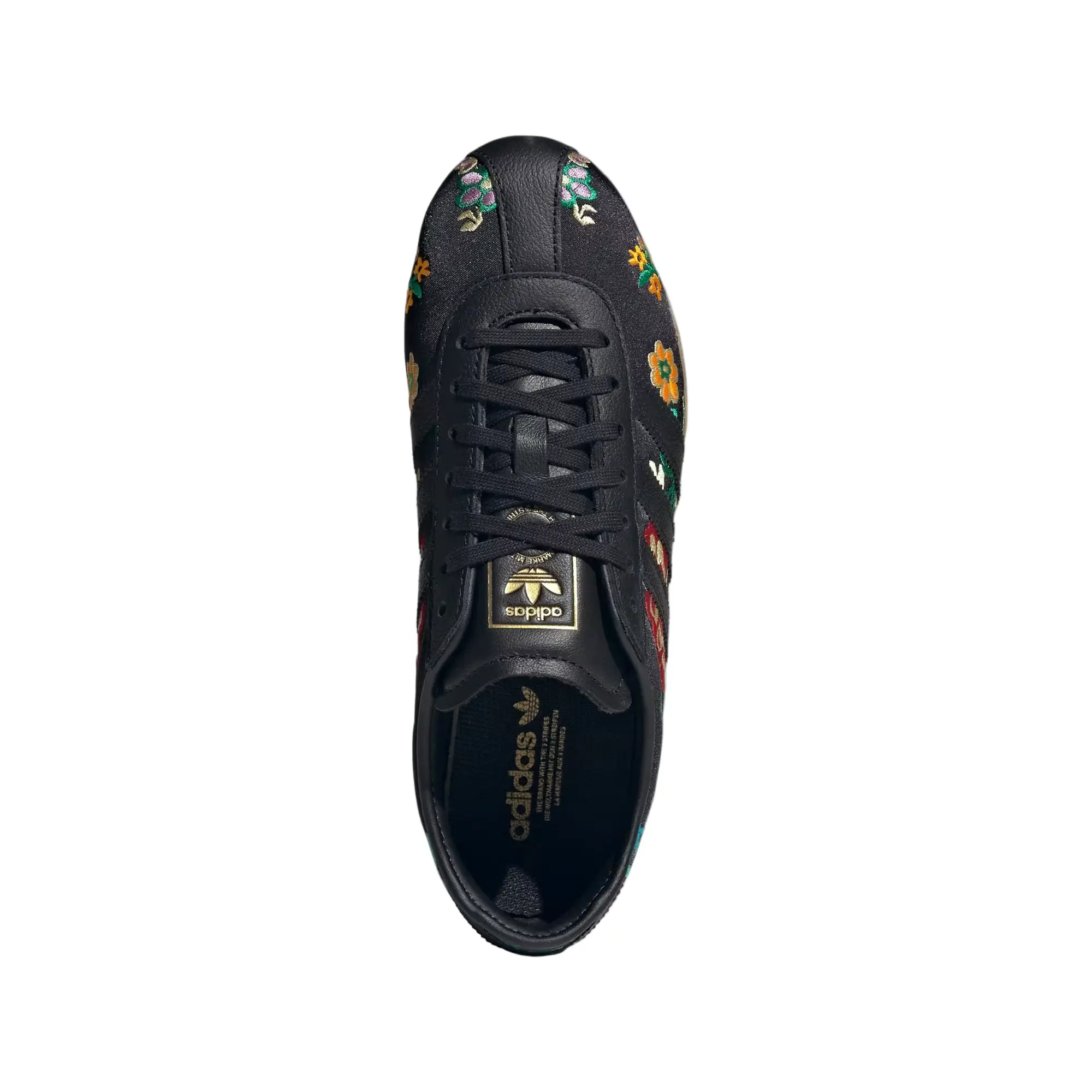 Adidas Tokyo Black Floral Embroidery Women's Sneakers JR1494