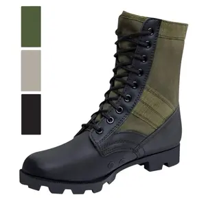ROTHCO Jungle Boots - 8 Inch Men's Tactical Boot, Olive Drab, Black, Desert Tan Army Shoes