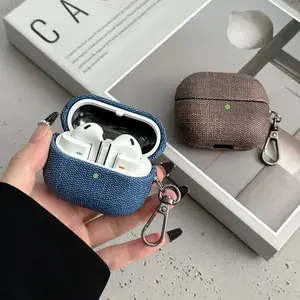 Multi-Color Fabric Texture Case for Samsung Galaxy Buds 3/3 Pro Wireless Earbuds, Bluetooth-compatible Headphone Protective Cover