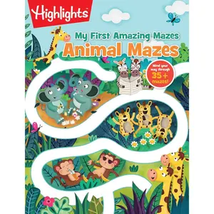 Animal Mazes (Highlights My First Amazing Mazes) Paperback – Illustrated, February 5, 2019