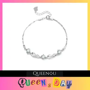 【257】December QUEENSDAY  Synthetic Moissanite Bracelet  Anniversary/Birthday/Daily/Gift For Women/For Girl/For Her/For Men