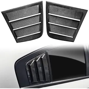 for  2011-2023 2024 Side Window Shades Cover Blinds,  Window Louver ABS Carbon Fiber (2Pack)