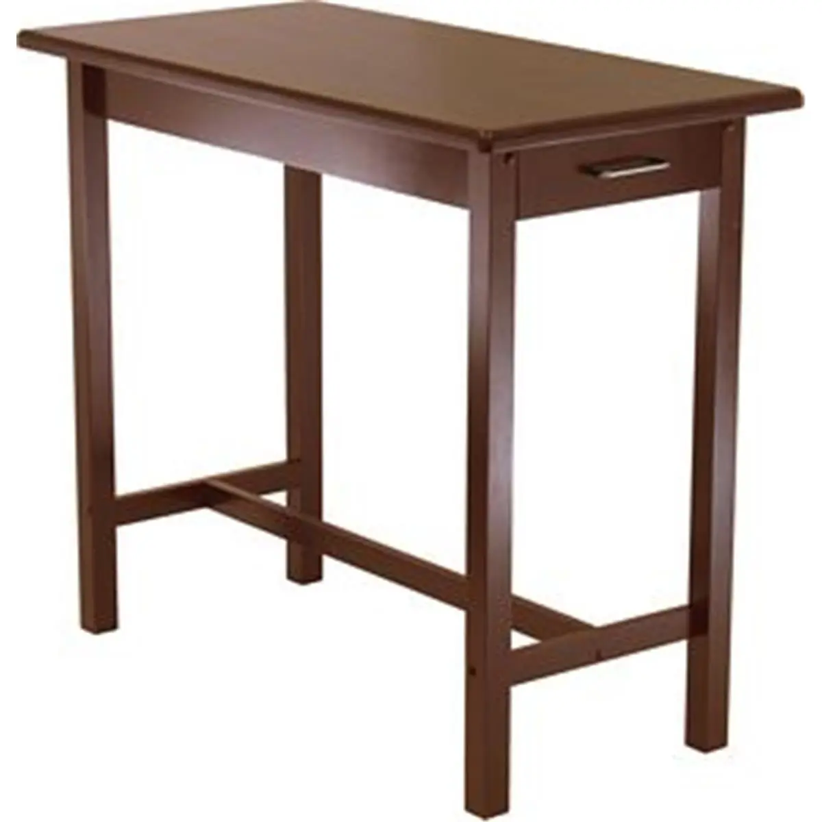 Winsome 94540 Kitchen Island Table with 2 Drawers - Antique Walnut