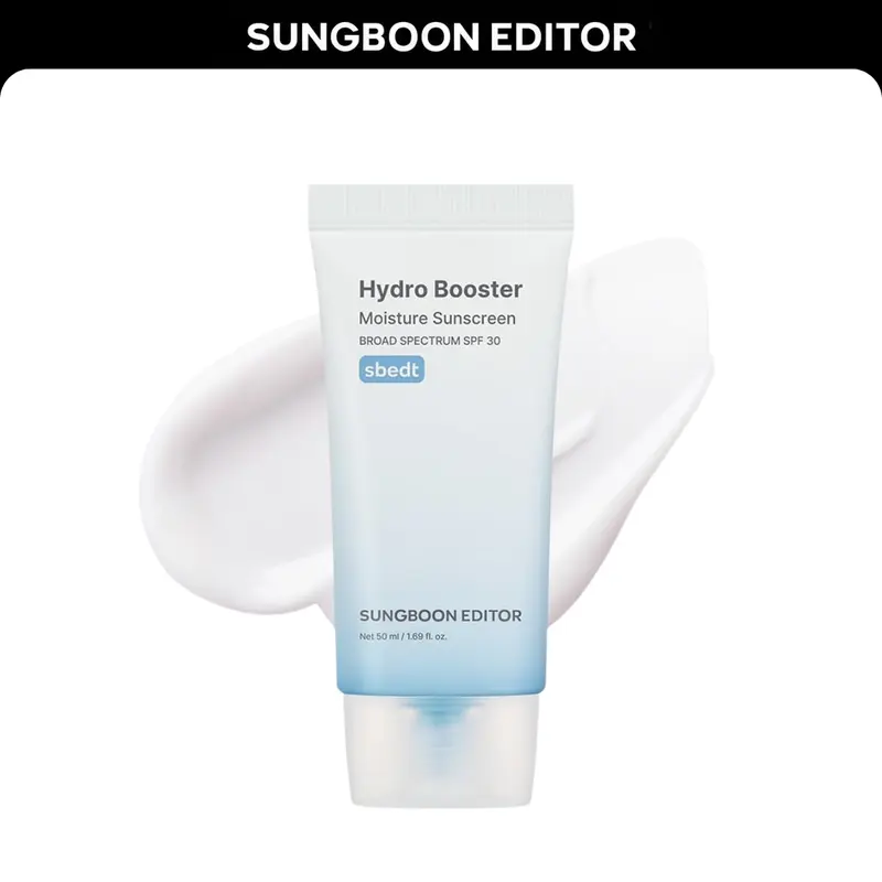 [Sungboon] Hydro-Boost Sunscreen SPF30 | Lightweight Sunscreen for Daily Use, Korean Sunscreen, Watery and Creamy Texture, Sunscreen for Sensitive Skin