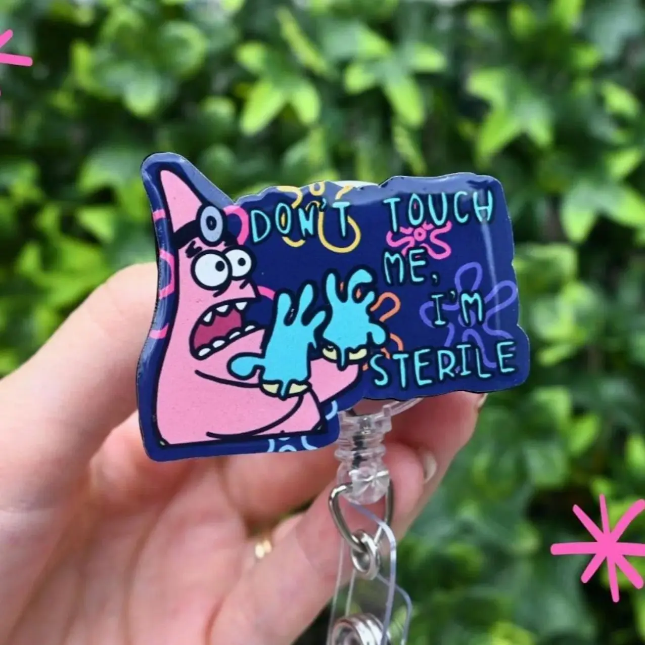 Sterile Gloves, badge reel, RN, OR, Surgeon, healthcare Cute gift