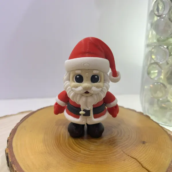 3D Printed Articulated Santa Claus
